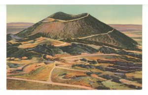 NM - Capulin Nat'l Monument. Mt Capulin, Extinct Volcano ca 1935