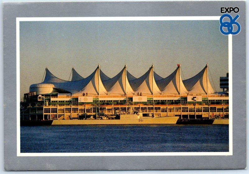Postcard - The five sails of the Canadian Pavilion, Expo 86 - Vancouver, Canada