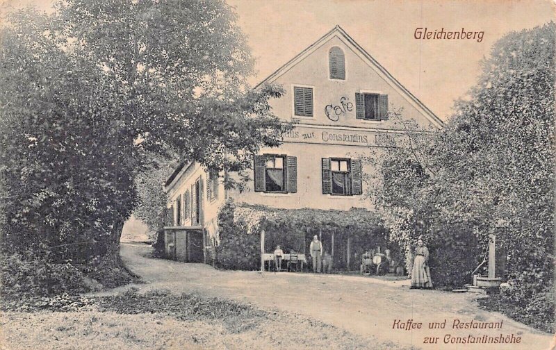 GLEICHENBERG STYRIA AUSTRIA~KAFFEE und RESTAURANT zur CONSTANTINSHOHE~POSTCARD