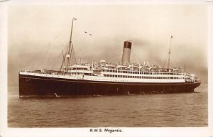 R M S Megantic Printed Photo Misc Ship Line Ship 