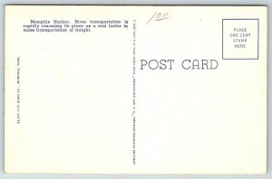 Federal Barge Line - Memphis, Tennessee - Postcard