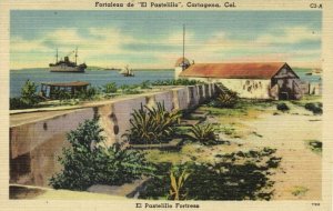 colombia, CARTAGENA, Fortaleza de El Pastelillo (1940s) Postcard