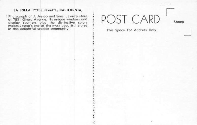 La Jolla California Postcard