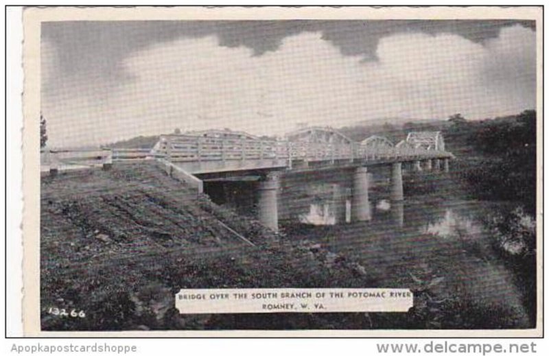 West Virginia Romney Bridge Over The South Branch Of The Potomac River 1941 D...