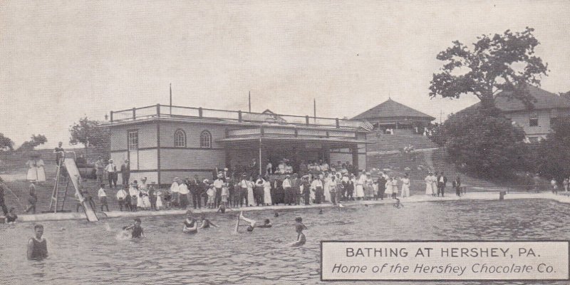 Pennsylvania Hershey Bathing Scene Hershey Chocolate Company