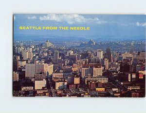 Postcard Seattle From The Needle, Seattle, Washington