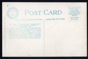 Virginia RICHMOND Washington Equestrian Statue & State Capitol - Divided Back