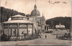 Russia Pushkin Gallery Resort Park Zheleznovodsk Железново́дск Postcard 03.77