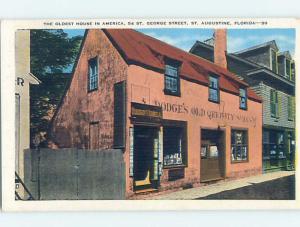 Unused Linen CURIOSITY SHOP St. Augustine Florida FL hp0963