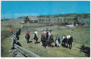 Ride over the open range at Westwick Lake,  Williams Lake,  B.C., Canada,  40...