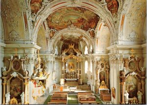 Postcard Austria Innsbruck - Basilica of Wilten - Our Lady under the four Pilars