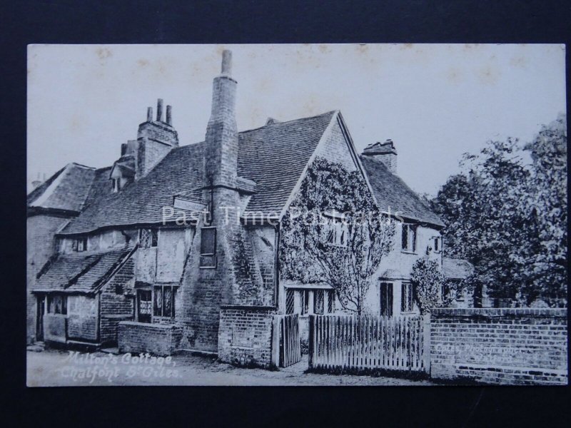 Bucks CHALFONT ST. GILES Milton's Cottage - Old Postcard