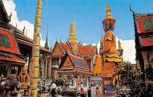 Inside Ground of Wat Phra Keo, Emerald Buddha Temple Bangkok Thailand Unused 