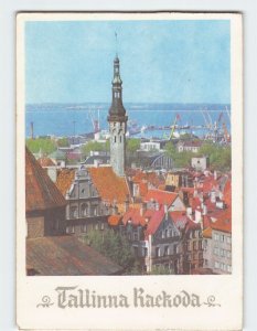 Postcard Tallina Raekoda, Tallinn, Estonia