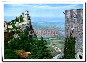 Postcard Modern San Marino Scorcio Della Sacgoda