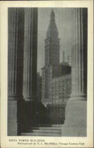 Chicago IL Municipal Art League Series c1920s Postcard VISTA TOWER BLDG