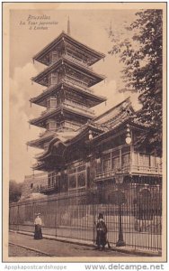 Belgium Brussells Laeken La Tour Japonaise A Laeken 1910