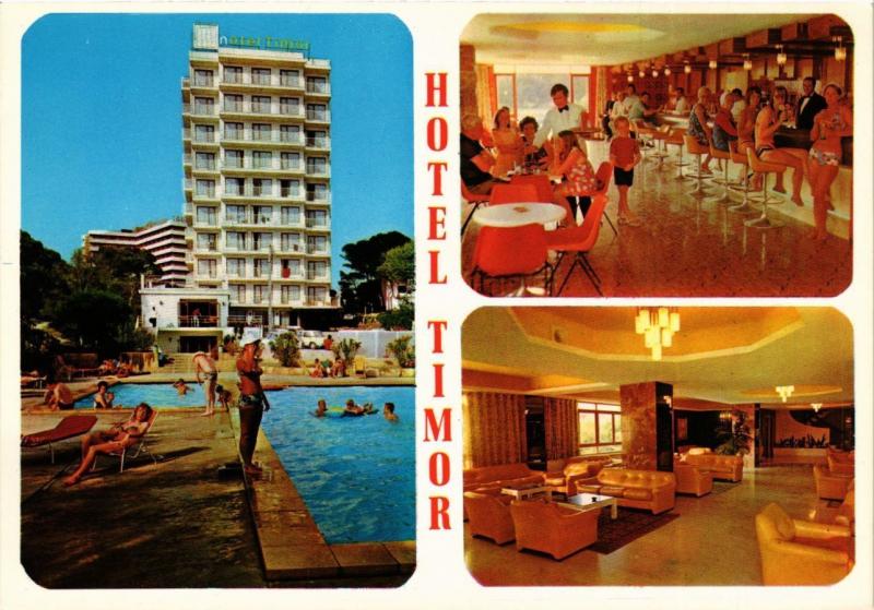 Cpm Espagne Mallorca Playa De Palma Hotel Timor 334183 Hippostcard