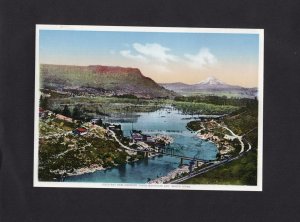 Vintage Print View of Gold Ray Dam Showing Table Mountain and Rogue River c1915