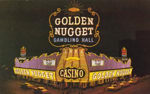 Nevada Las Vegas Golden Nugget Gambling Hall Saloon and Restaurant