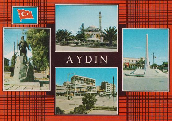 Aydin Turkey Military Turkish Statue Postcard