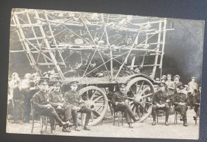 Mint England Real Picture Postcard Military Red Cross Bristol