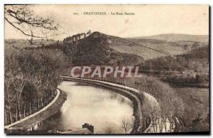 Old Postcard Chateaulin Mont Banine