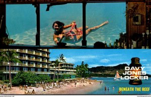 Hawaii Waikiki Reef Hotel Davy Jones Locker Cocktail Lounge