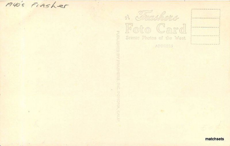 1940s Glendora California Michigan Avenue Frasher RPPC Real photo San