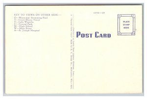 Greetings From OTTUMWA Iowa LARGE Letter Postcard