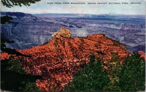 View Vista Encantada Grand Canyon National Park Arizona AZ Postcard VTG UNP 