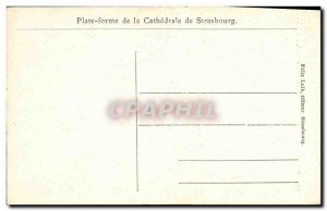 Old Postcard Strasbourg Cathedral La Fleche