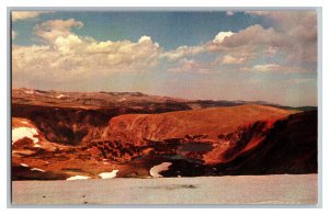 Postcard WY Twin Lakes From Snow Glacier Red Lodge Cooke City Highway Wyoming