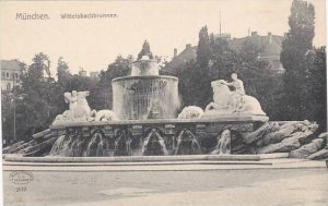 Germany Muenchen Wittelsbachbrunnen