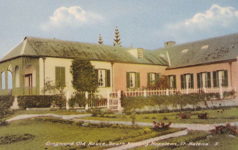 Longwood Old House St Helena Vintage 1960s Postcard