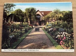 UNUSED PC - REAR OF SHAKESPEARE'S BIRTHPLACE & GARDENS, STRATFORD UPON AVON, ENG