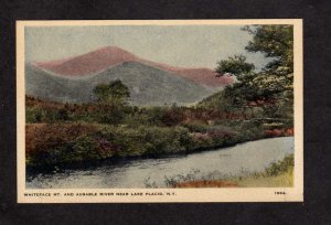 NY Whiteface Mountain Ausable River Lake Placid New York Adirondacks  Postcard