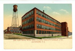 NY - Endicott & Lestershire. Endicott, Johnson & Co., Heavy Work Shoe Factory