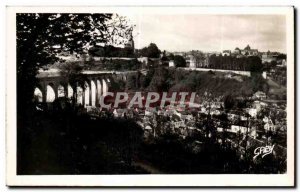Old Postcard Dinan Overview of the Viadue