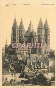 Old Postcard Tournai The Cathedral