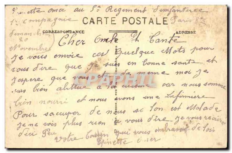 Postcard Old Paris Trocadero seen on the Eiffel Tower