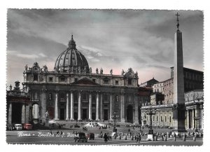 Italy Roma Rome Basilica S Pietro St Peter's Cathedral 4X6 Glossy RPPC P...