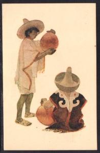 Mixtecos Native Mexican Costume Postcard 4198