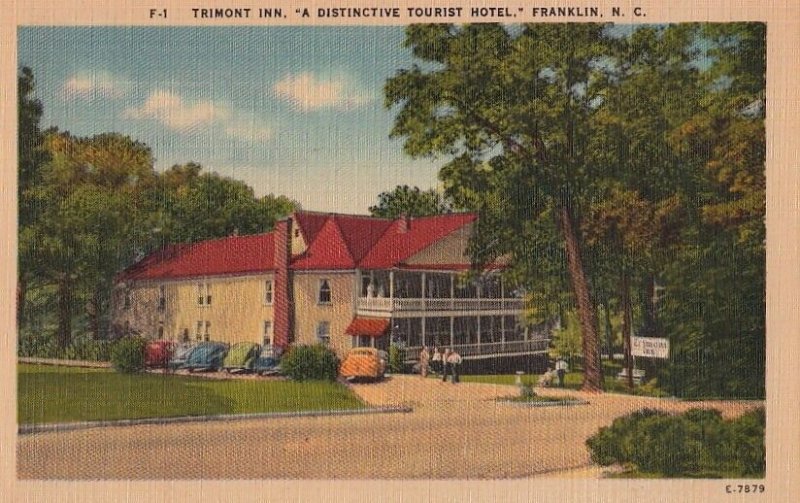 Postcard Trimont Inn Tourist Hotel Franklin NC