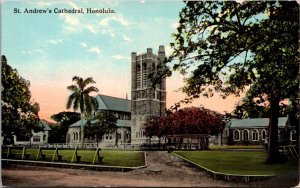 Postcard St. Andrew's Cathedral in Honolulu, Hawaii