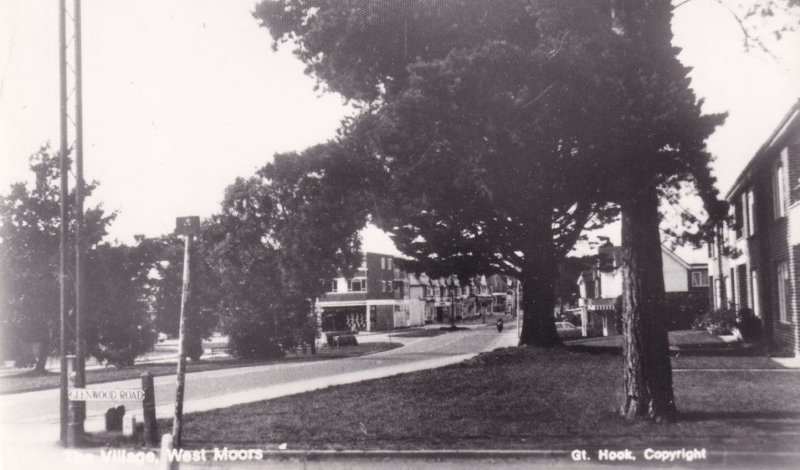 Glenwood Road West Moors Ferndown Dorset Real Photo Postcard