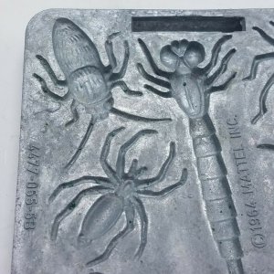 1964 Thingmaker Creepy Crawlers Bat Spider Mold Mattel 4477 055 5B Spiders Bugs