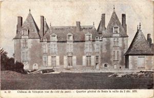 CPA Chateau de Villepion - vue du cote du parc (385316)