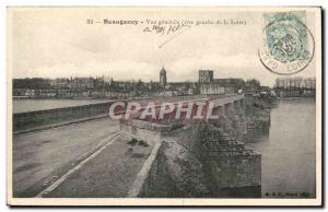 Old Postcard Beaugency General view left bank of the Loire