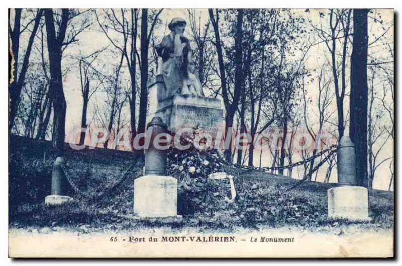 Mont Valerien Postcard Old Port Monument